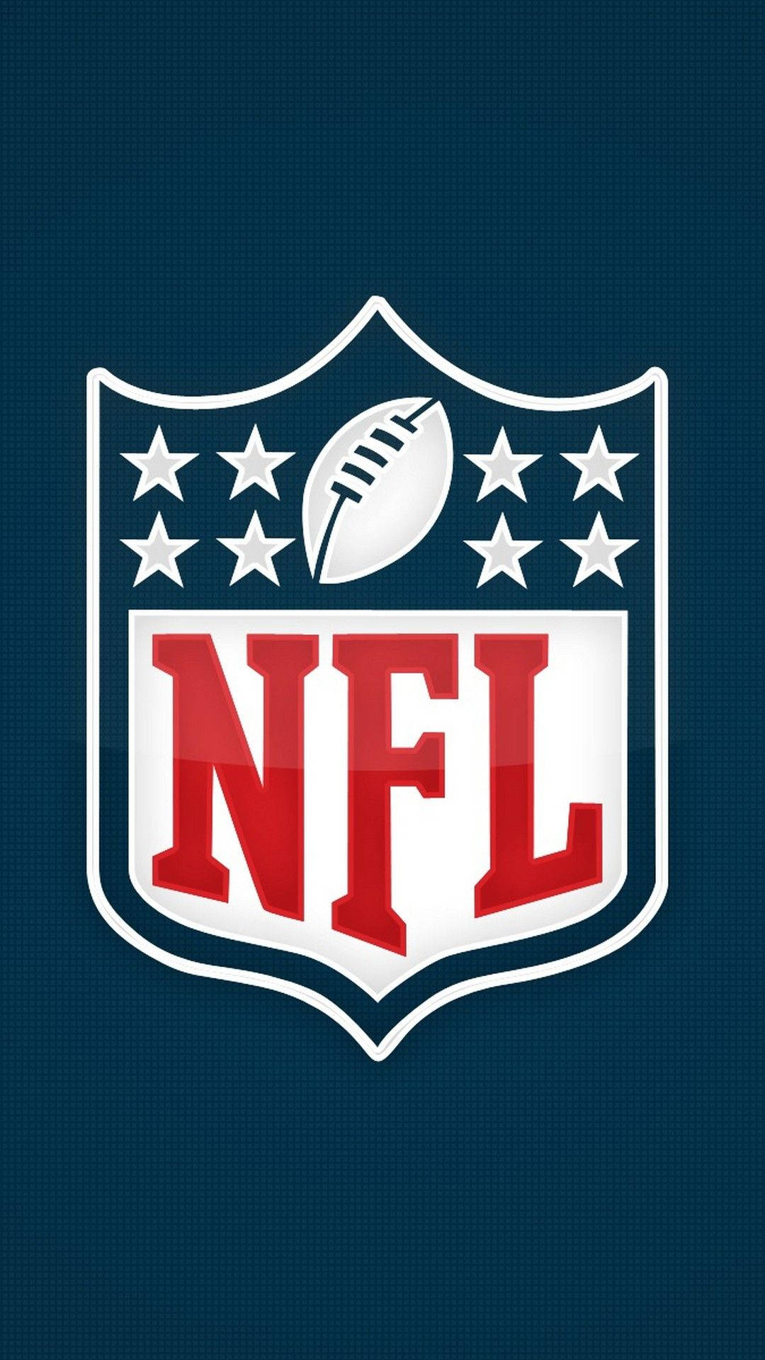 Nfl Logo On Blue-green Background