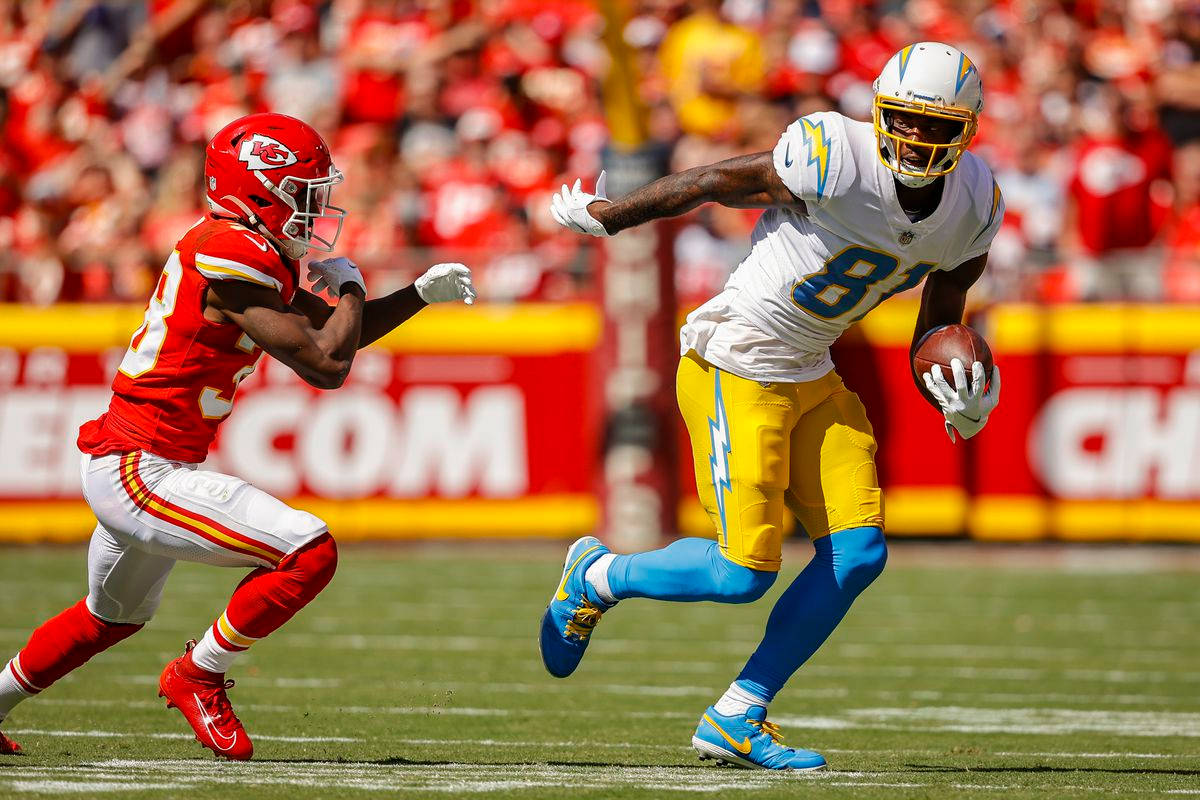 Nfl Mike Williams Chargers Versus Chiefs Background