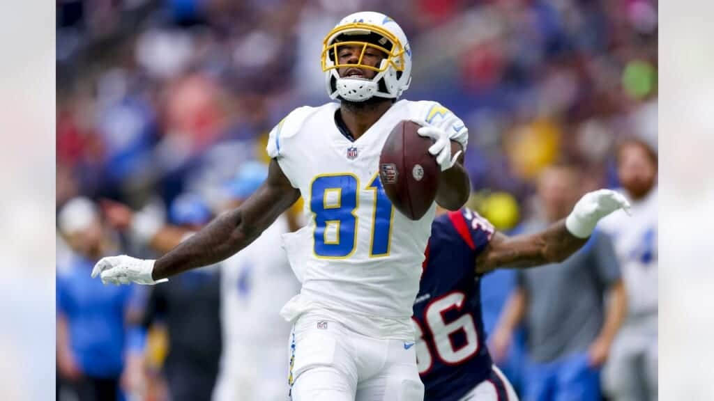 Nfl Mike Williams Los Angeles Chargers Houston Texas Background