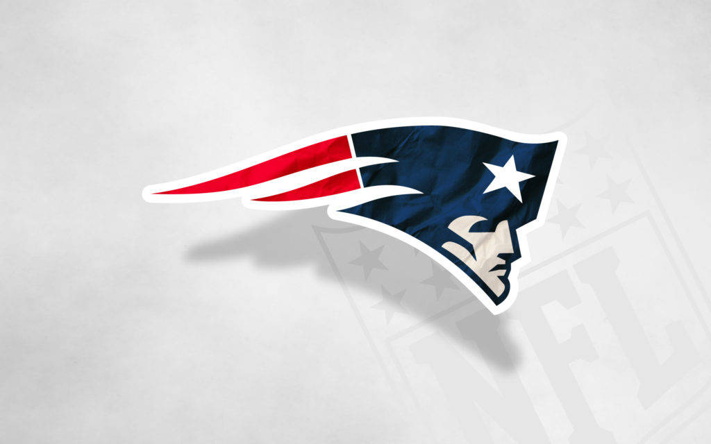 Nfl Patriots Logo On White Background Background