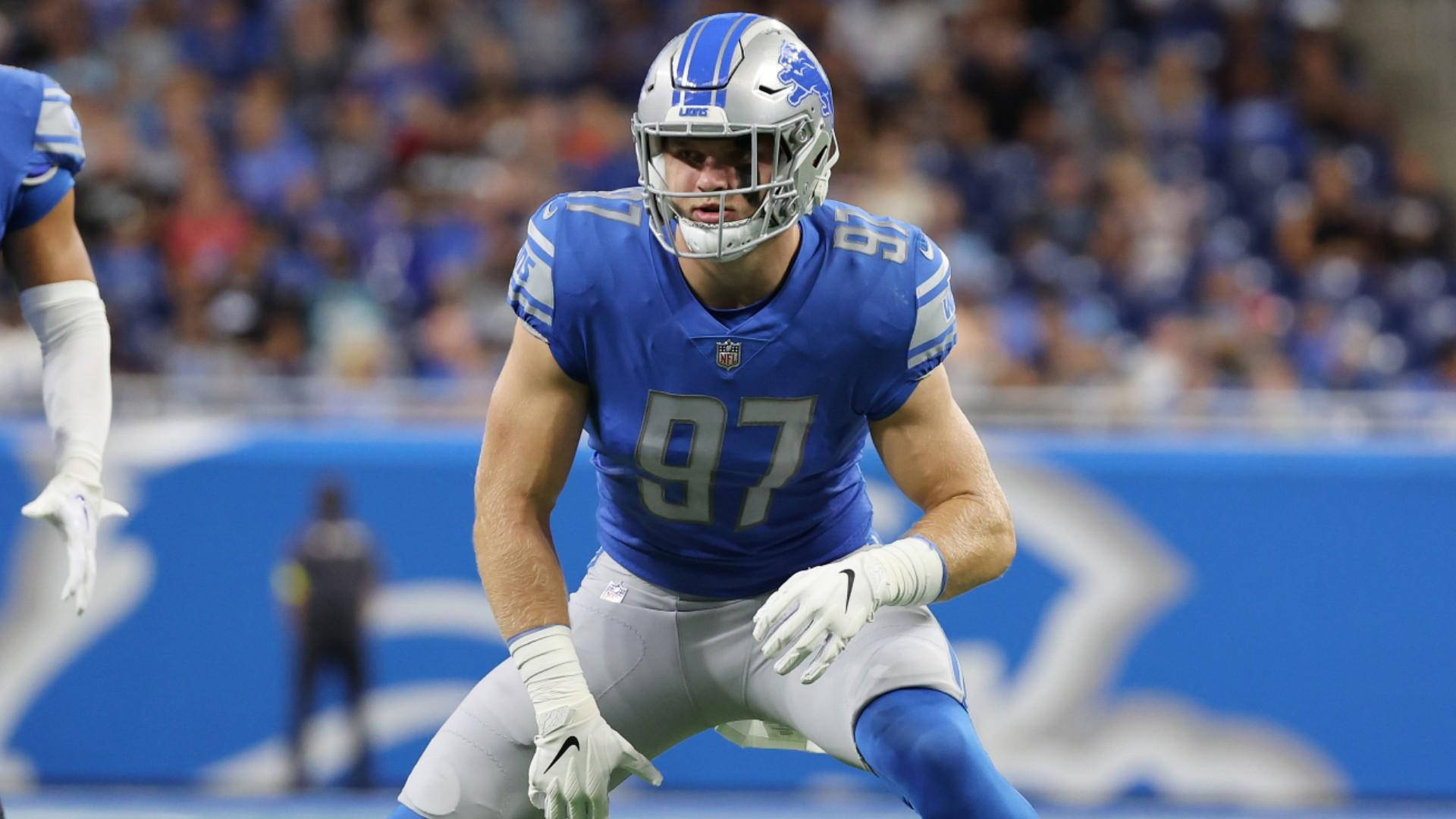 Nfl Preseason Game Detroit Lions Aidan Hutchinson Background