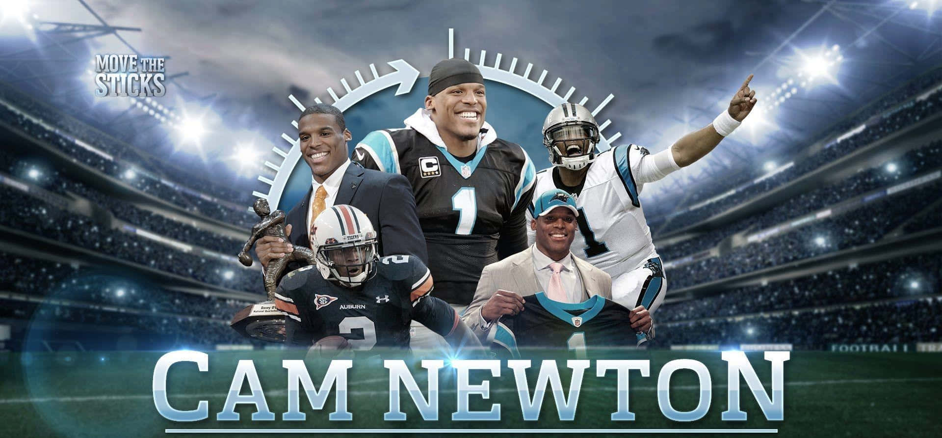 Nfl Quarterback Cam Newton Background