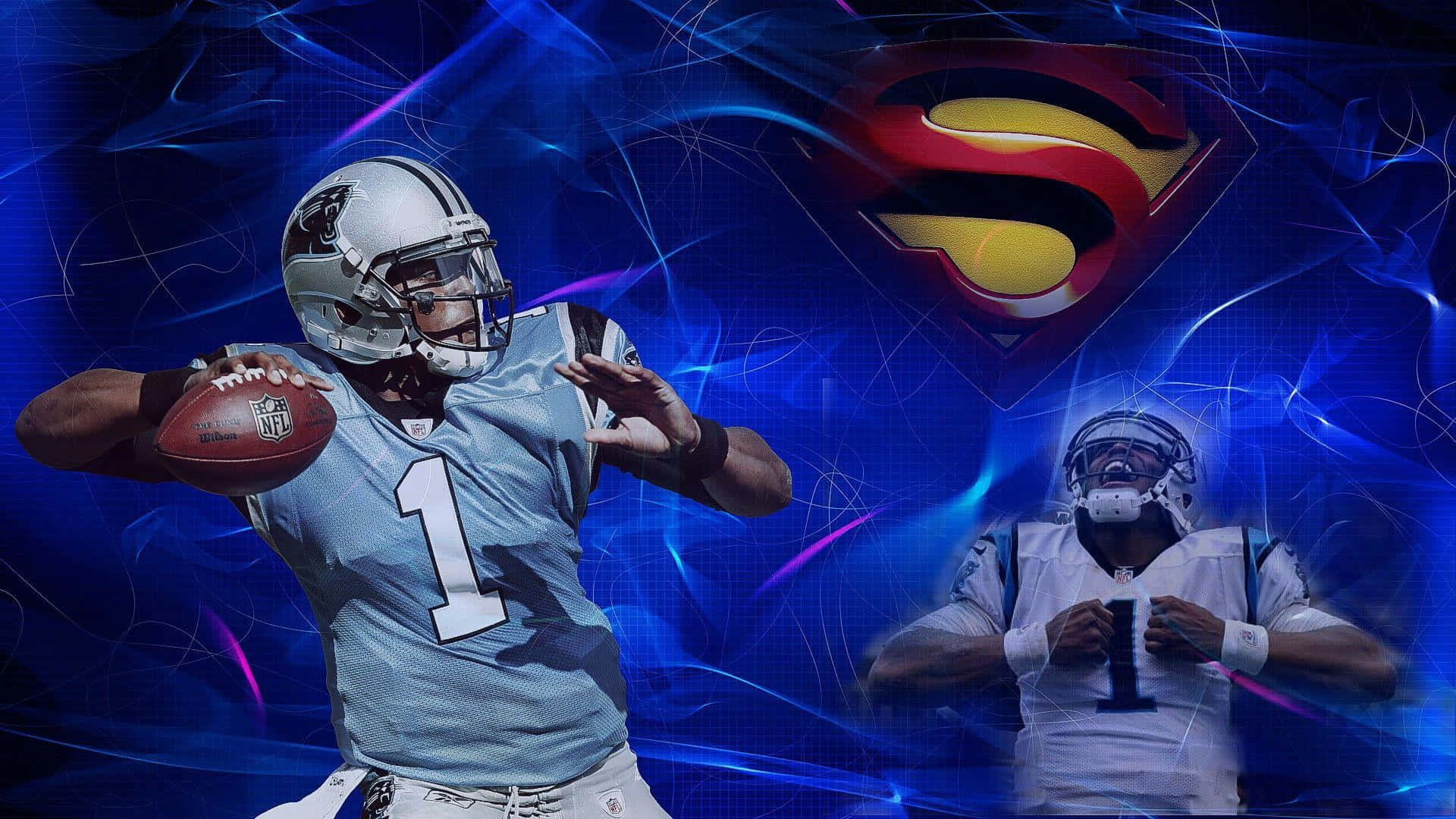 Nfl Quarterback Cam Newton Takes On The Eagles Background