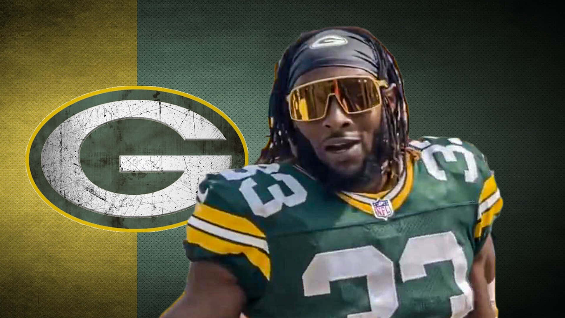 Nfl Runningback Aaron Jones Background