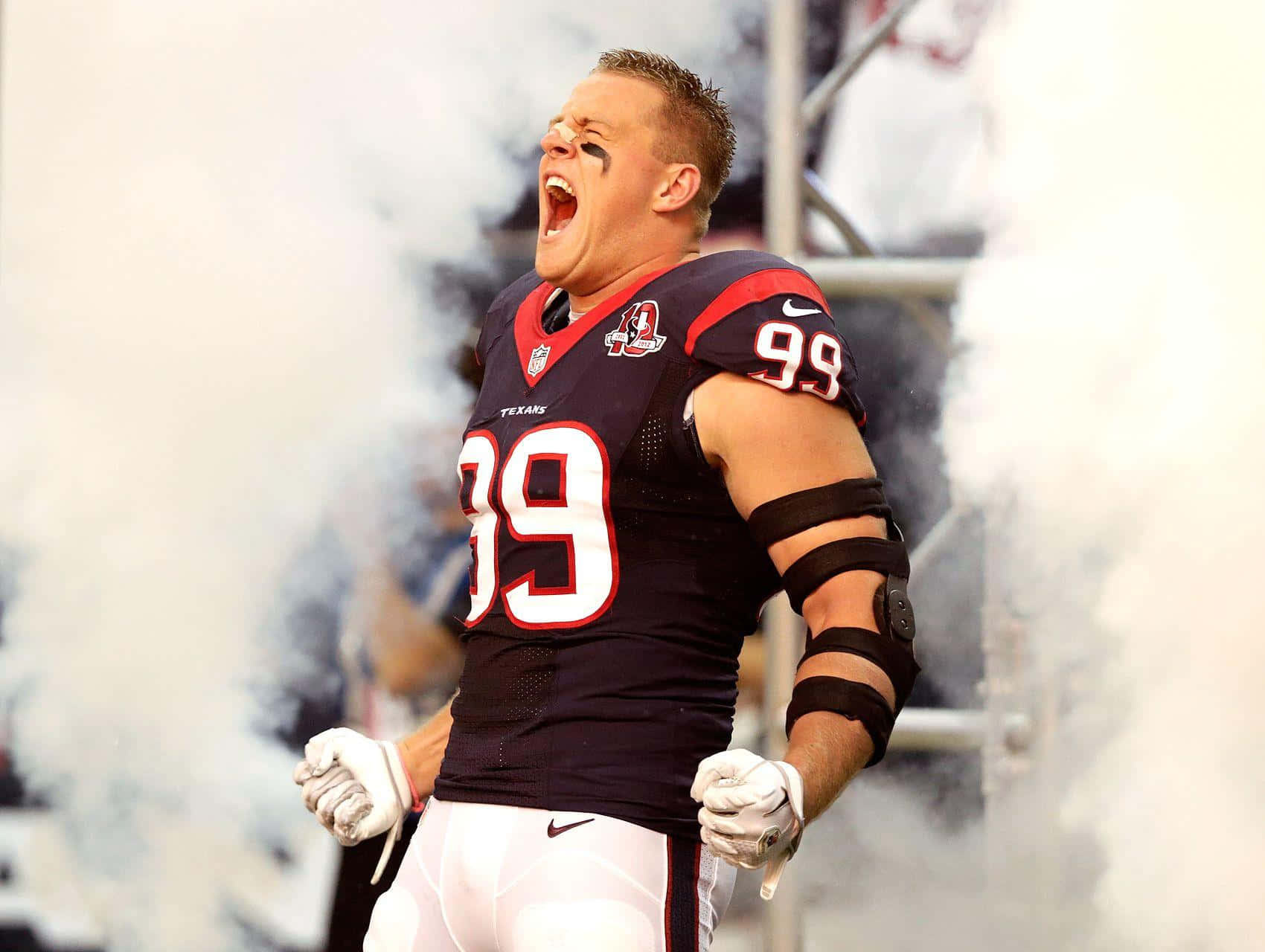 Nfl Star J.j. Watt Background
