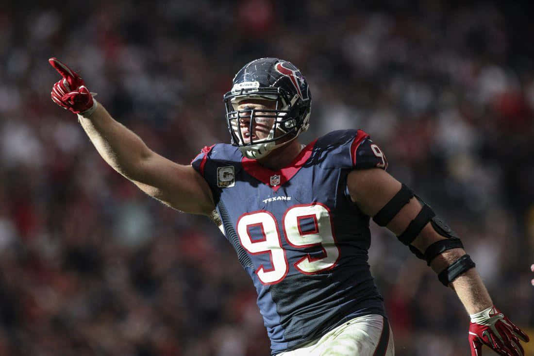 Nfl Star J.j. Watt Background