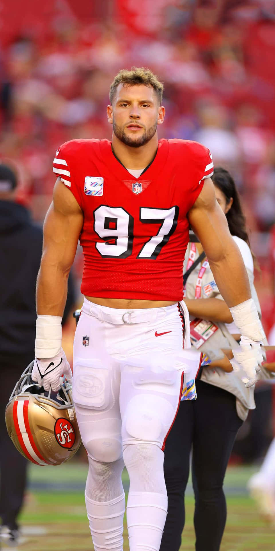 Nfl Star Nick Bosa Background