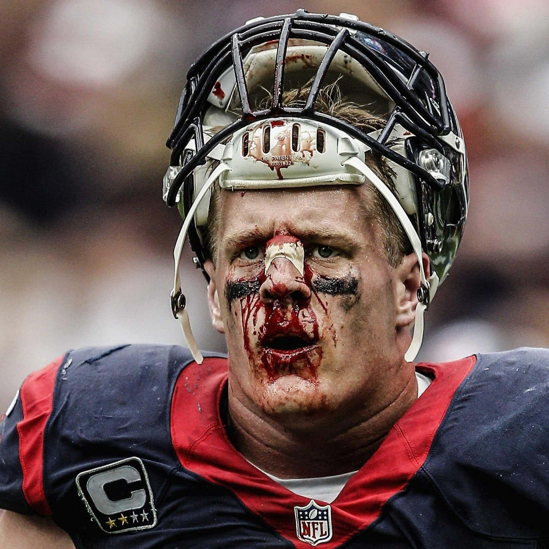 Nfl Superstar J.j. Watt Background