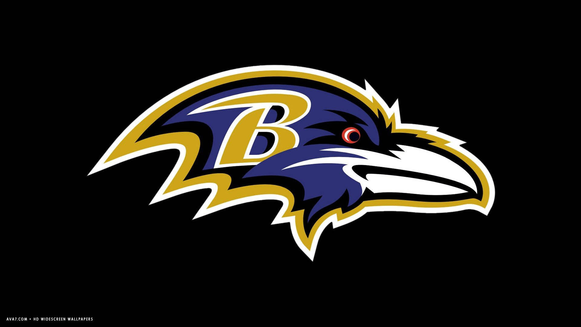 Nfl Teams Baltimore Ravens Logo Background