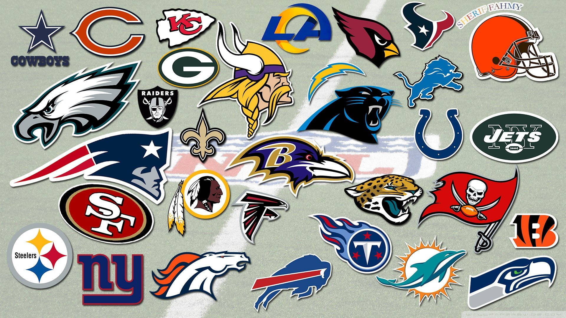 Nfl Teams Collage Background