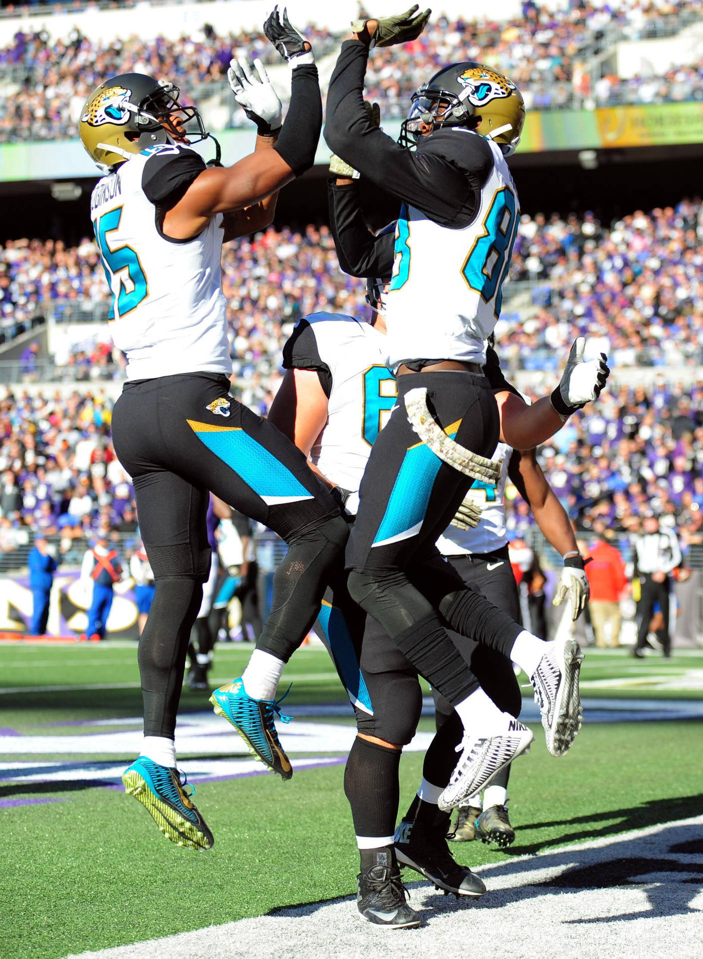 Nfl Wide Receiver Allen Robinson Allen Hurns Background