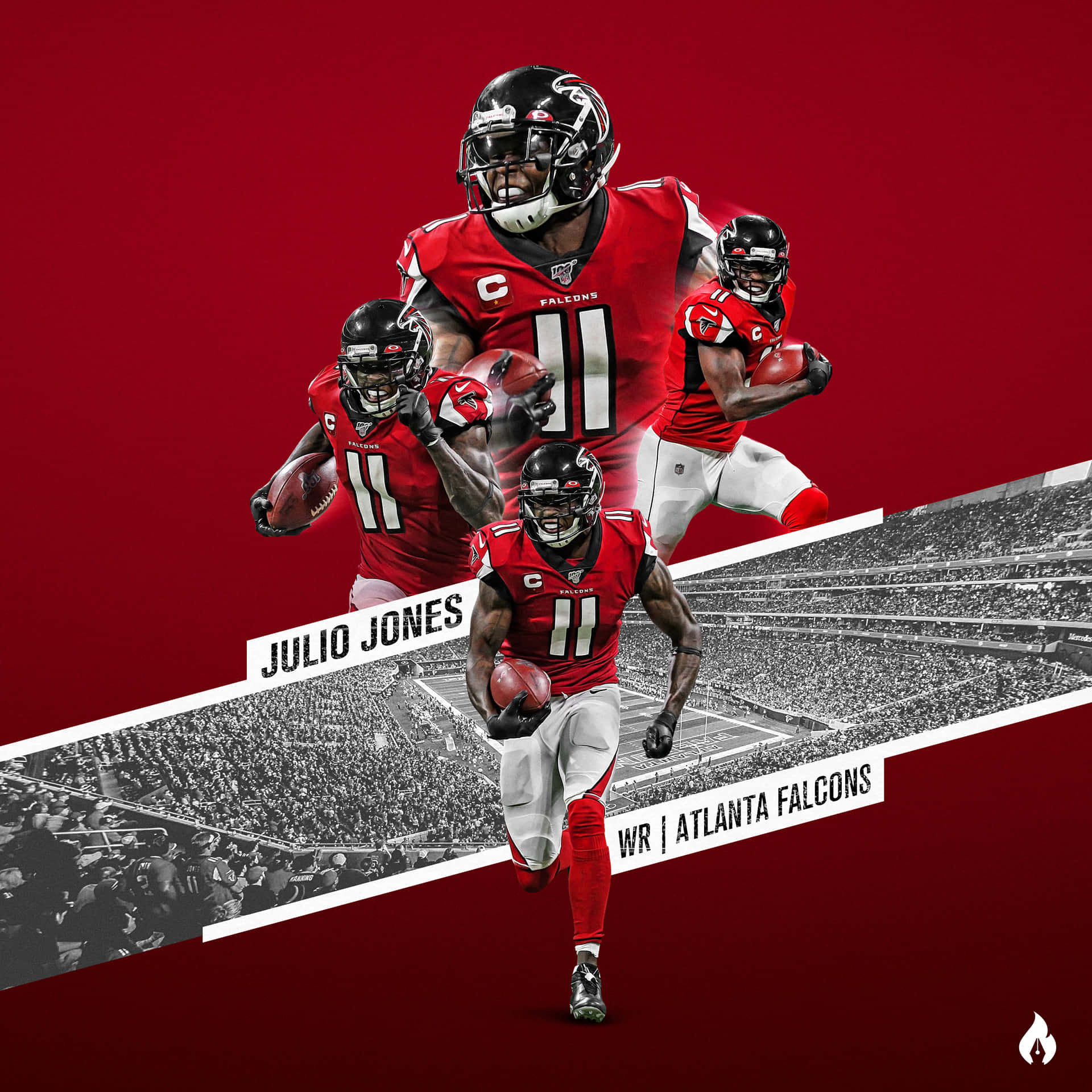 Nfl Wide Receiver Julio Jones Background