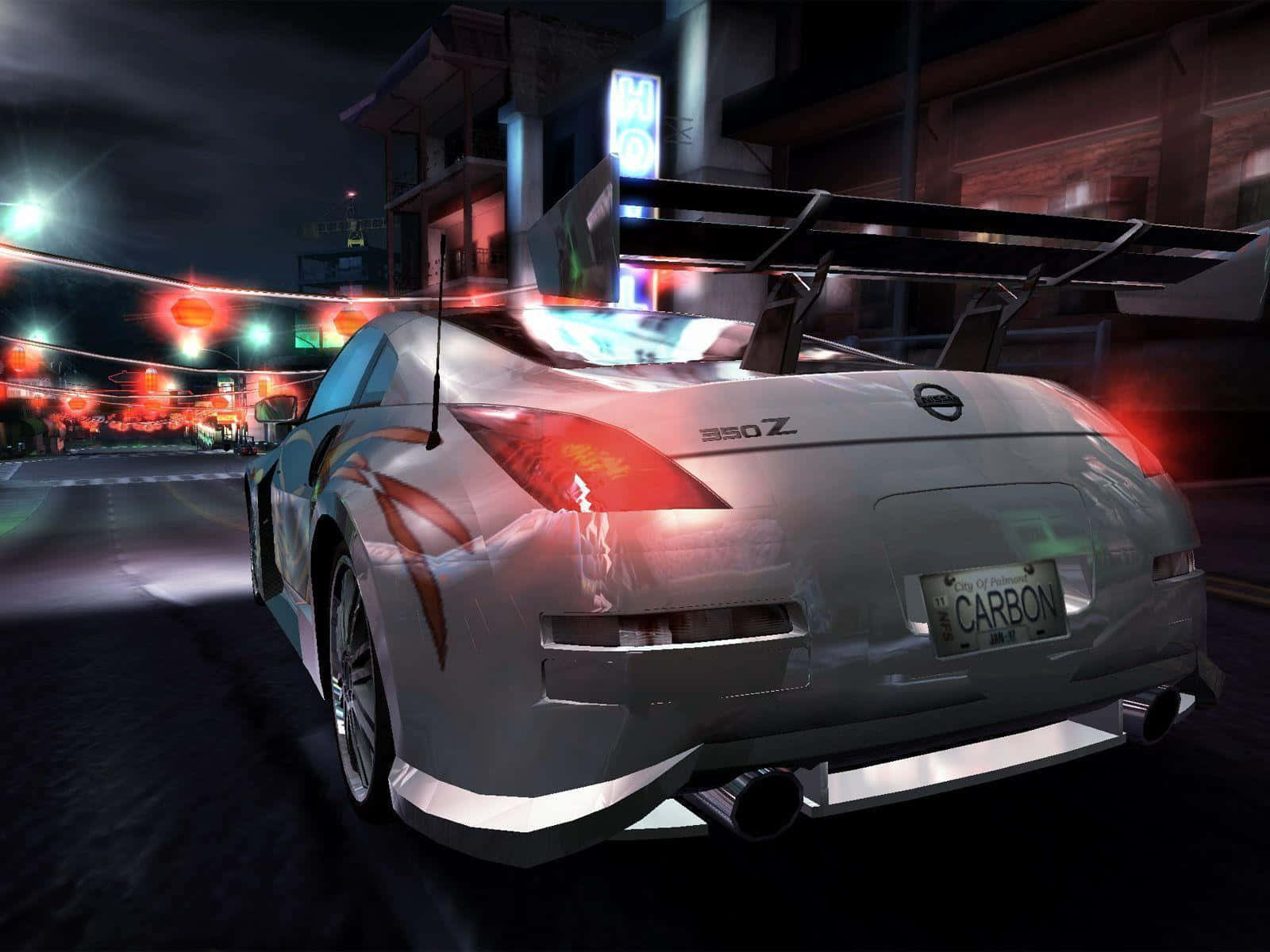 Nfs White Nissan 350z Big Wing Background