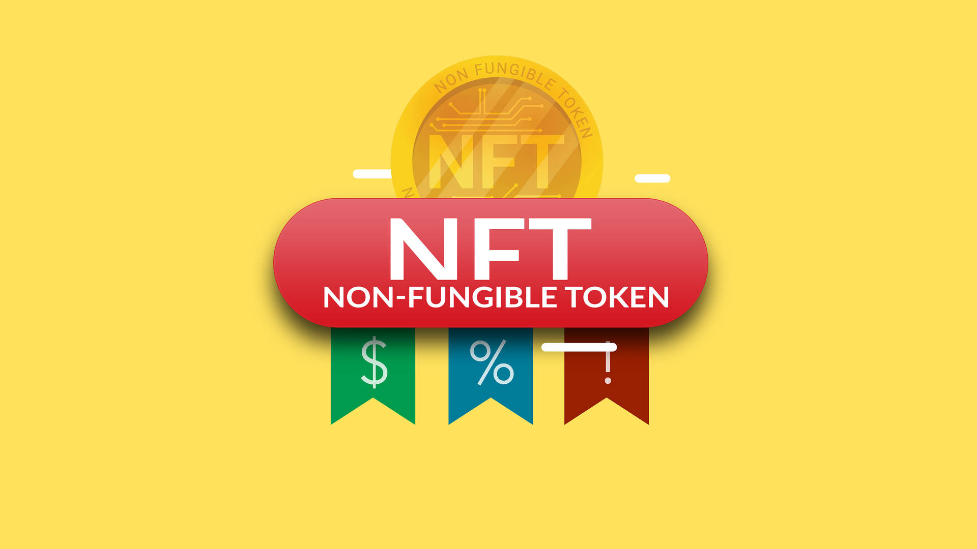 Nft Non-fungible Token Background