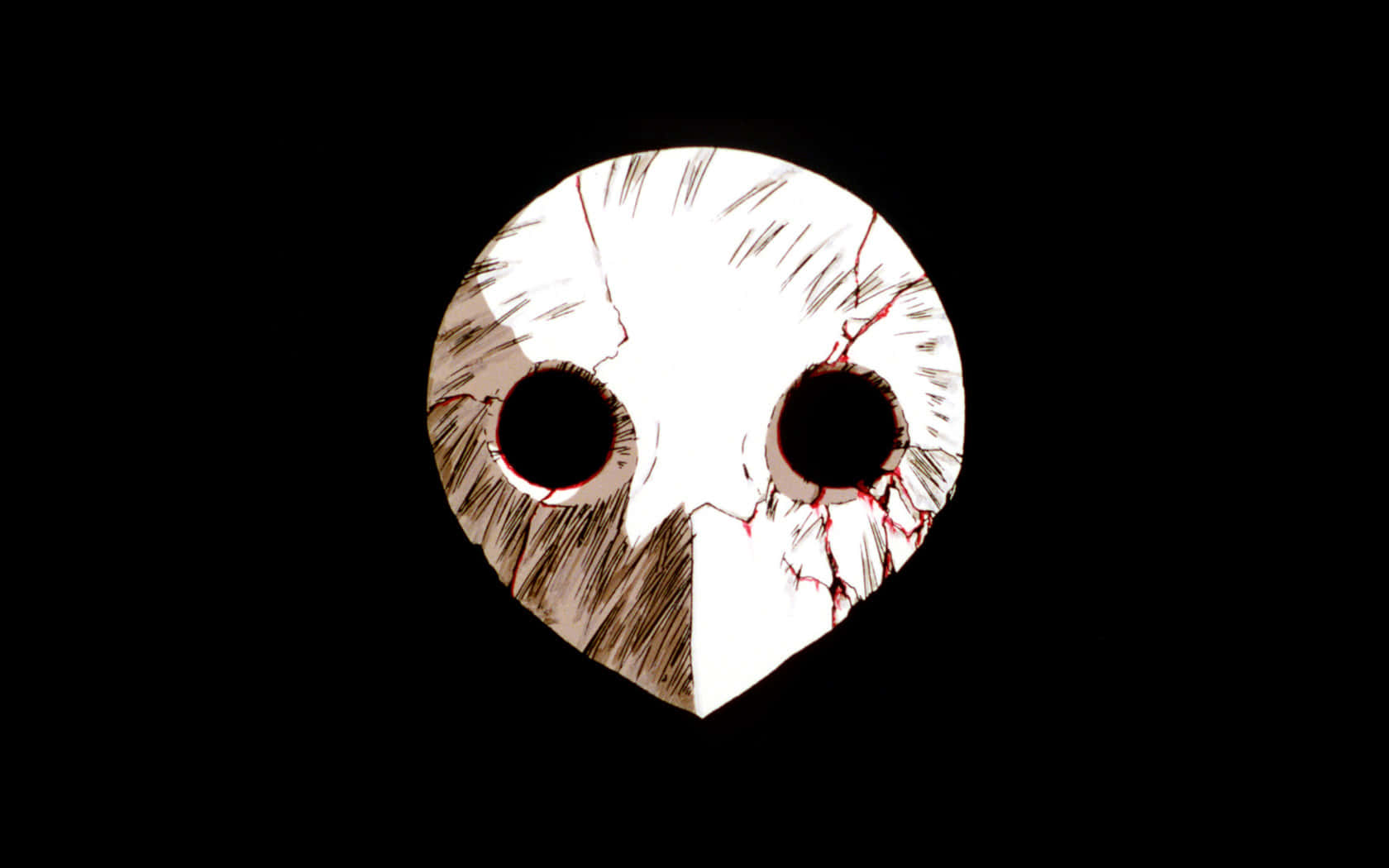 Nge White Bird Mask Blood Logo Background