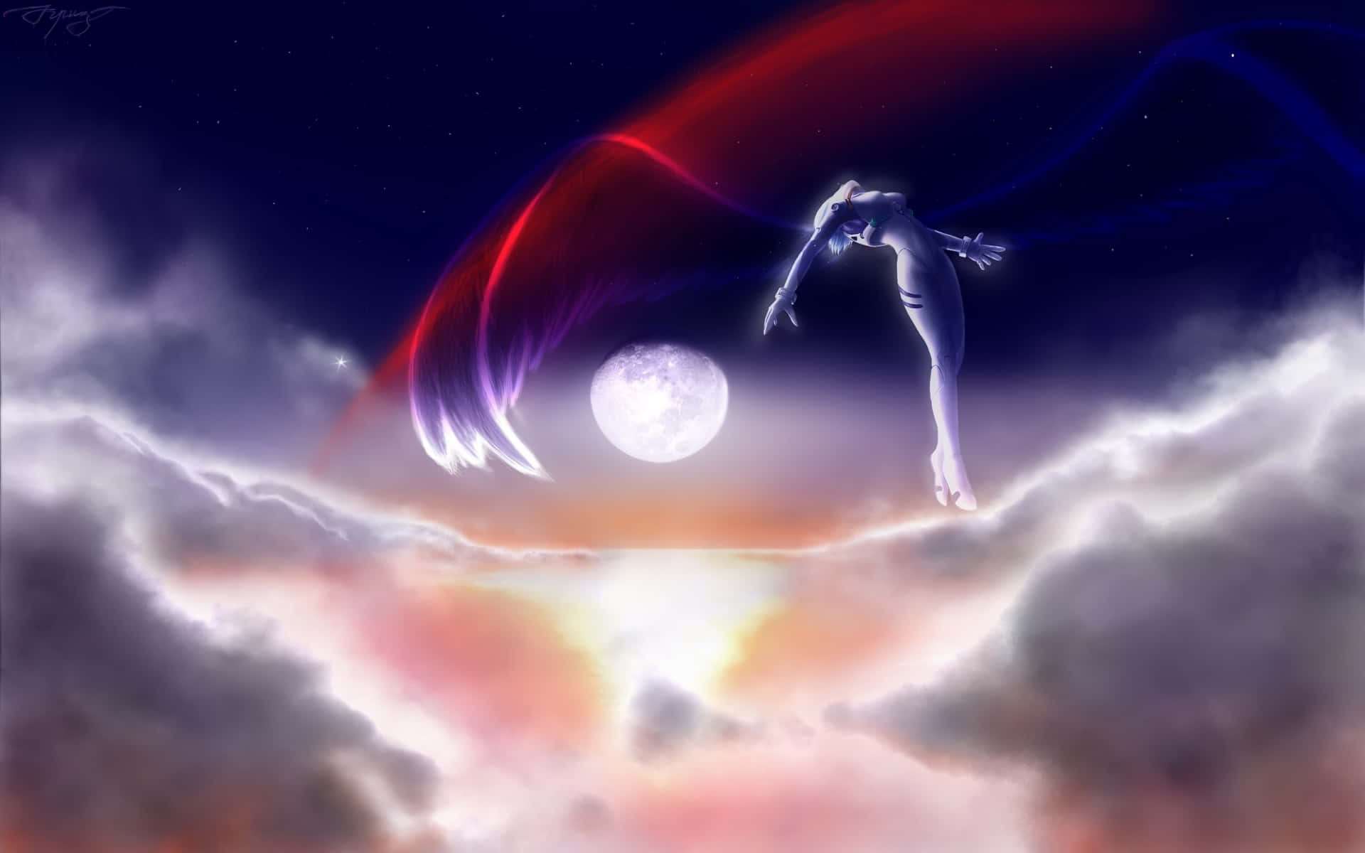 Nge White Spirit Clouds Background