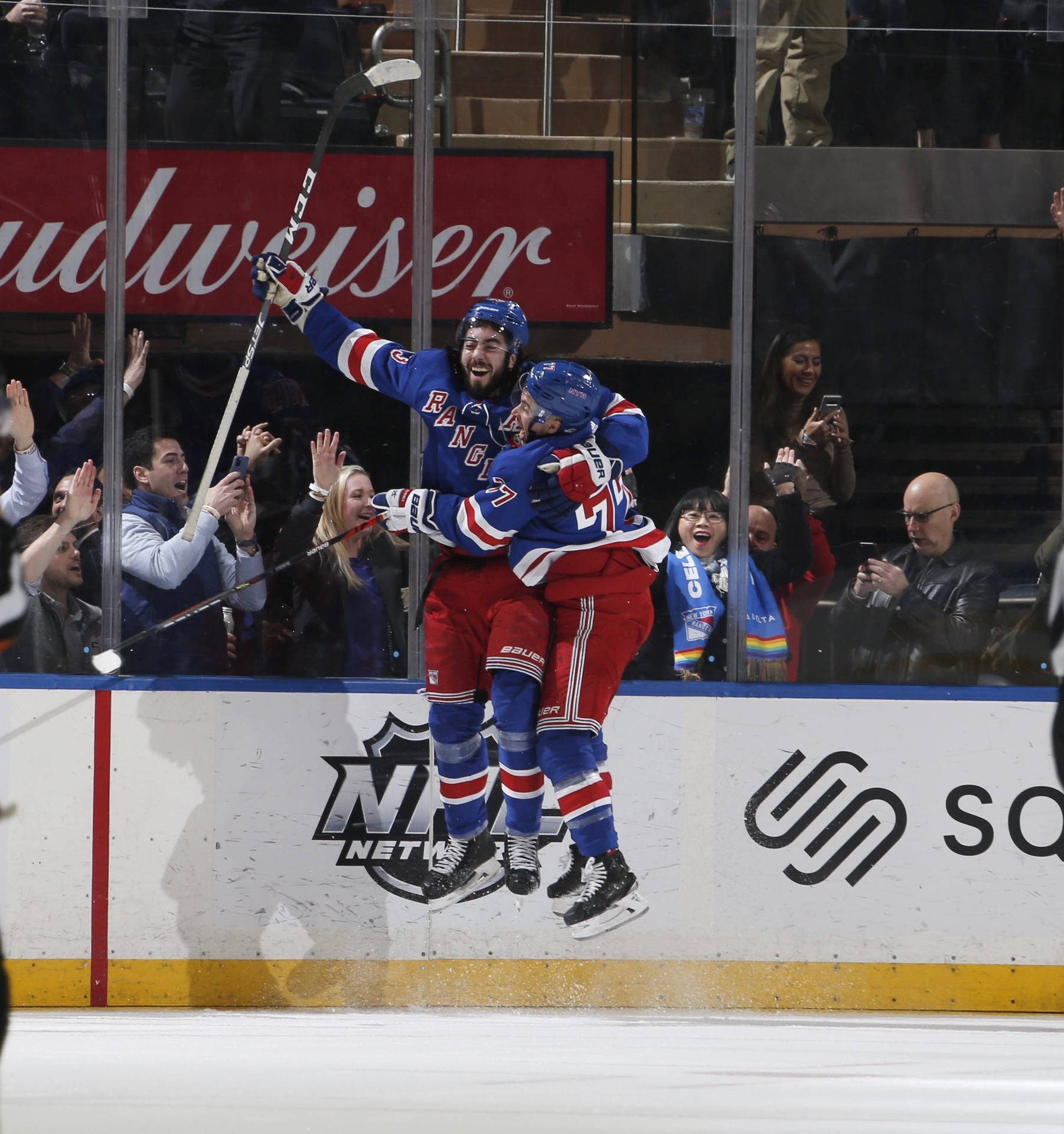 Nhl Center Player Mika Zibanejad Background