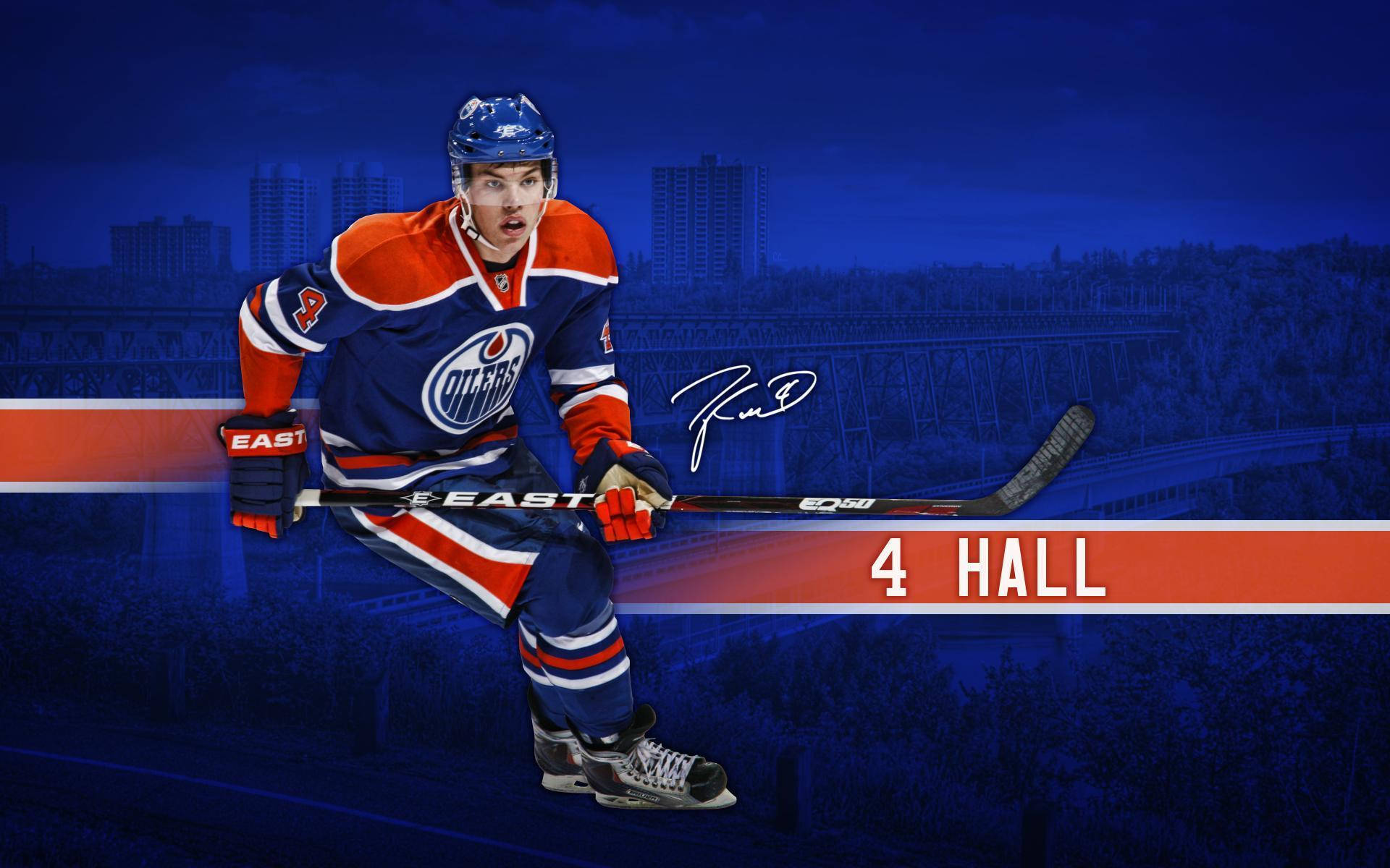 Nhl Edmonton Oilers Taylor Hall Background