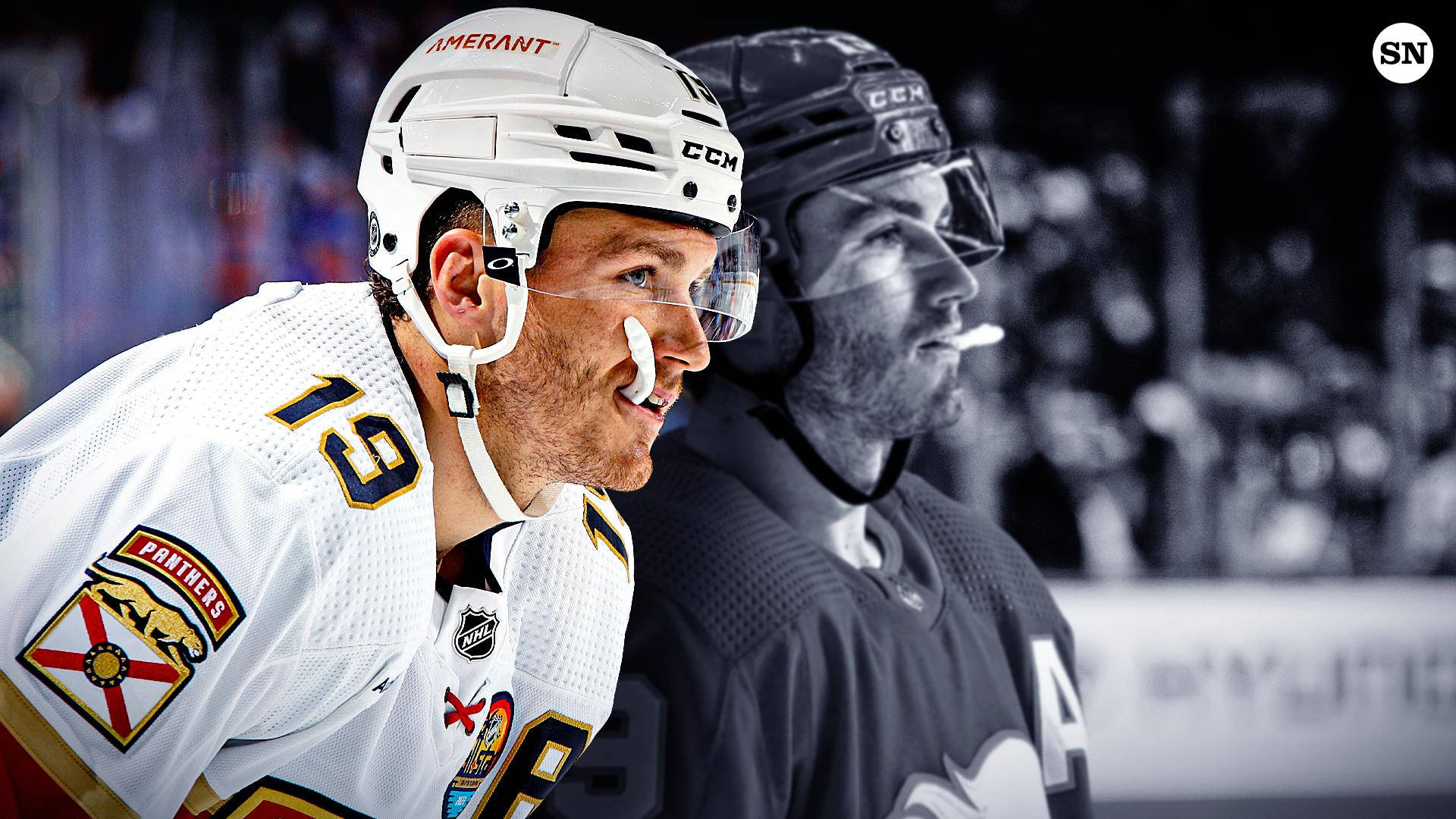 Nhl Florida Panthers Matthew Tkachuk And Aaron Ekblad Background