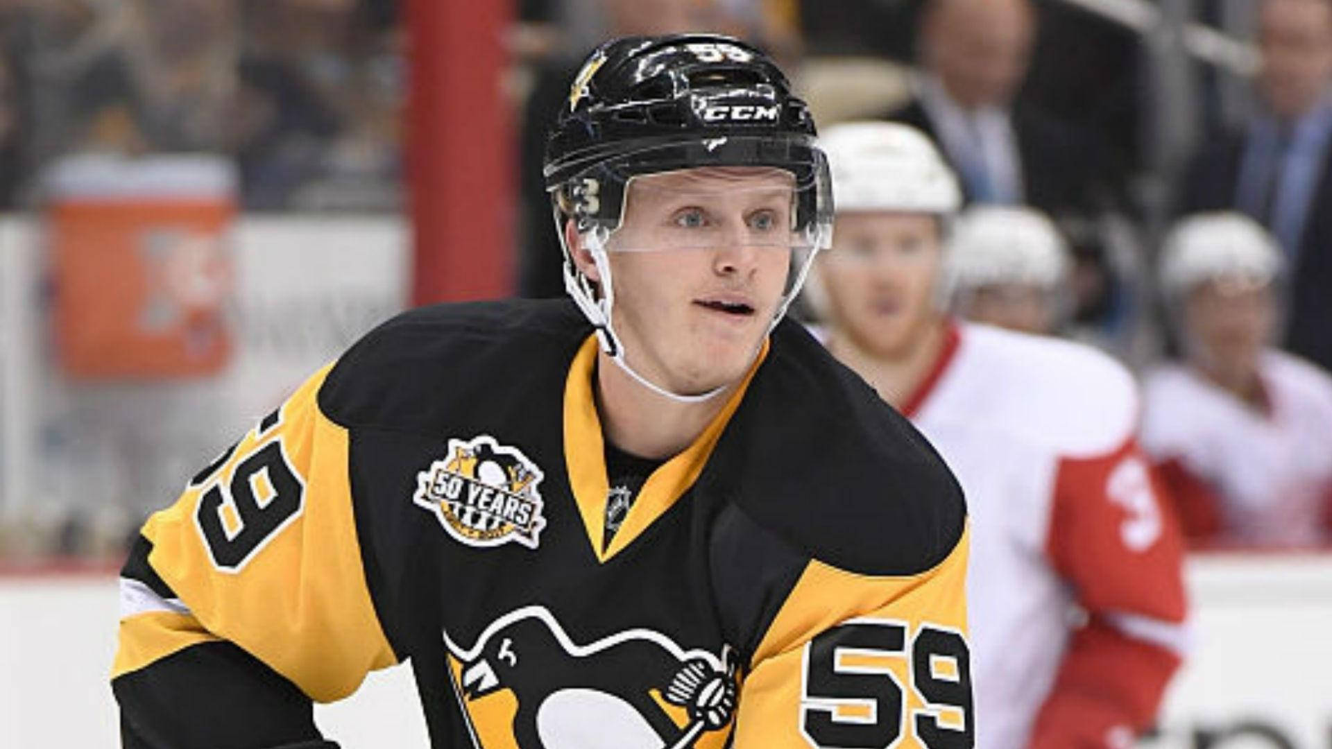 Nhl Left Winger Jake Guentzel Background