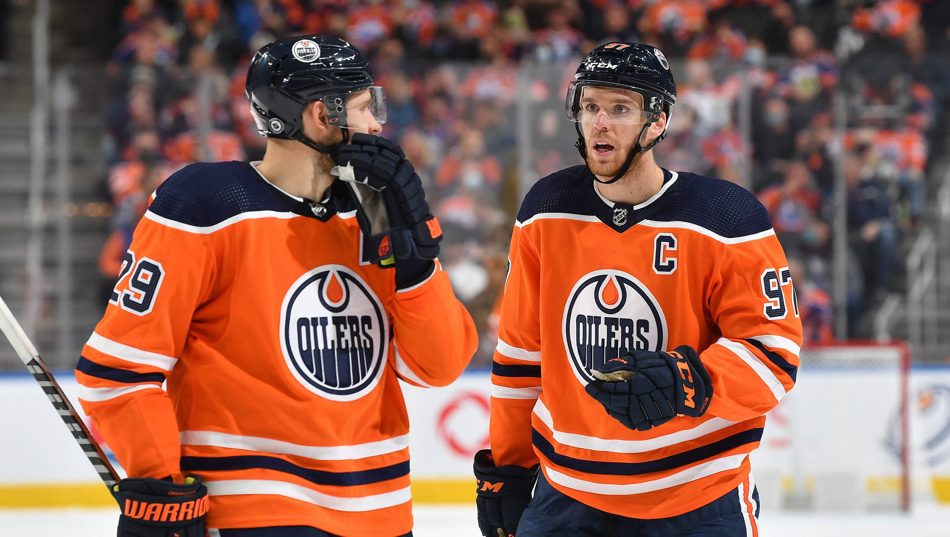 Nhl Leon Draisaitl Connor Mcdavid Background