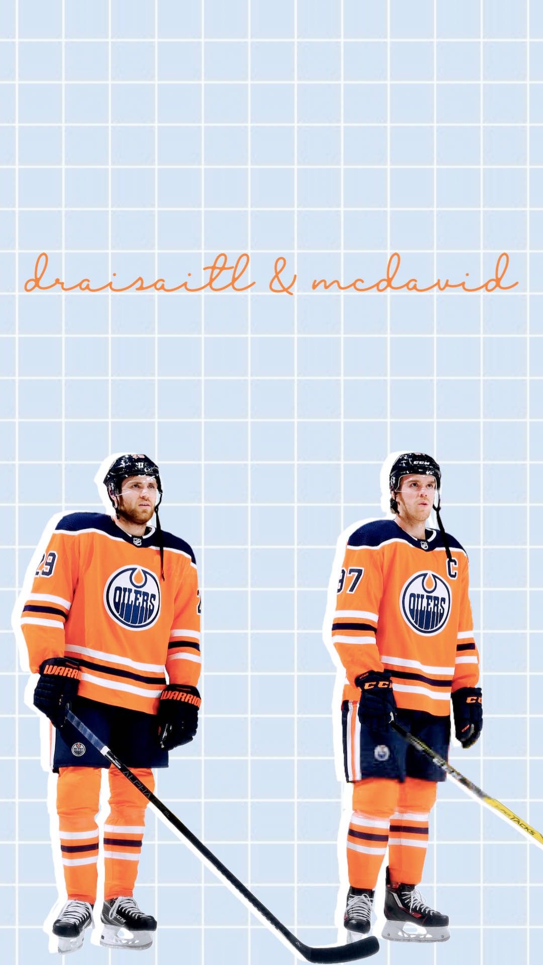 Nhl Leon Draisaitl Conor Mcdavid Digital Art Background