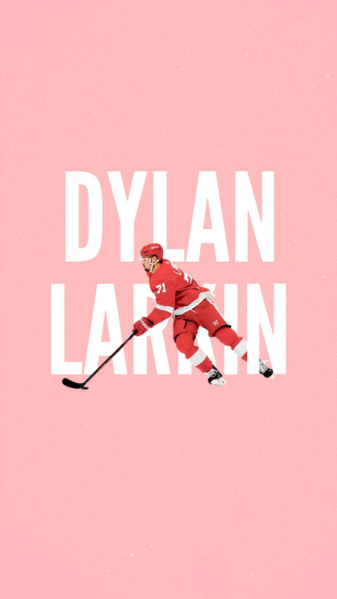 Nhl Player Captain Dylan Larkin Background