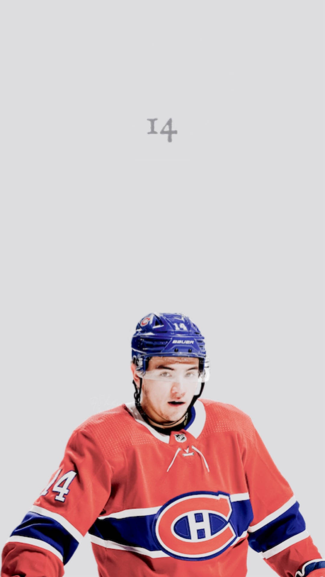 Nhl Player Nick Suzuki Aesthetic Poster Background