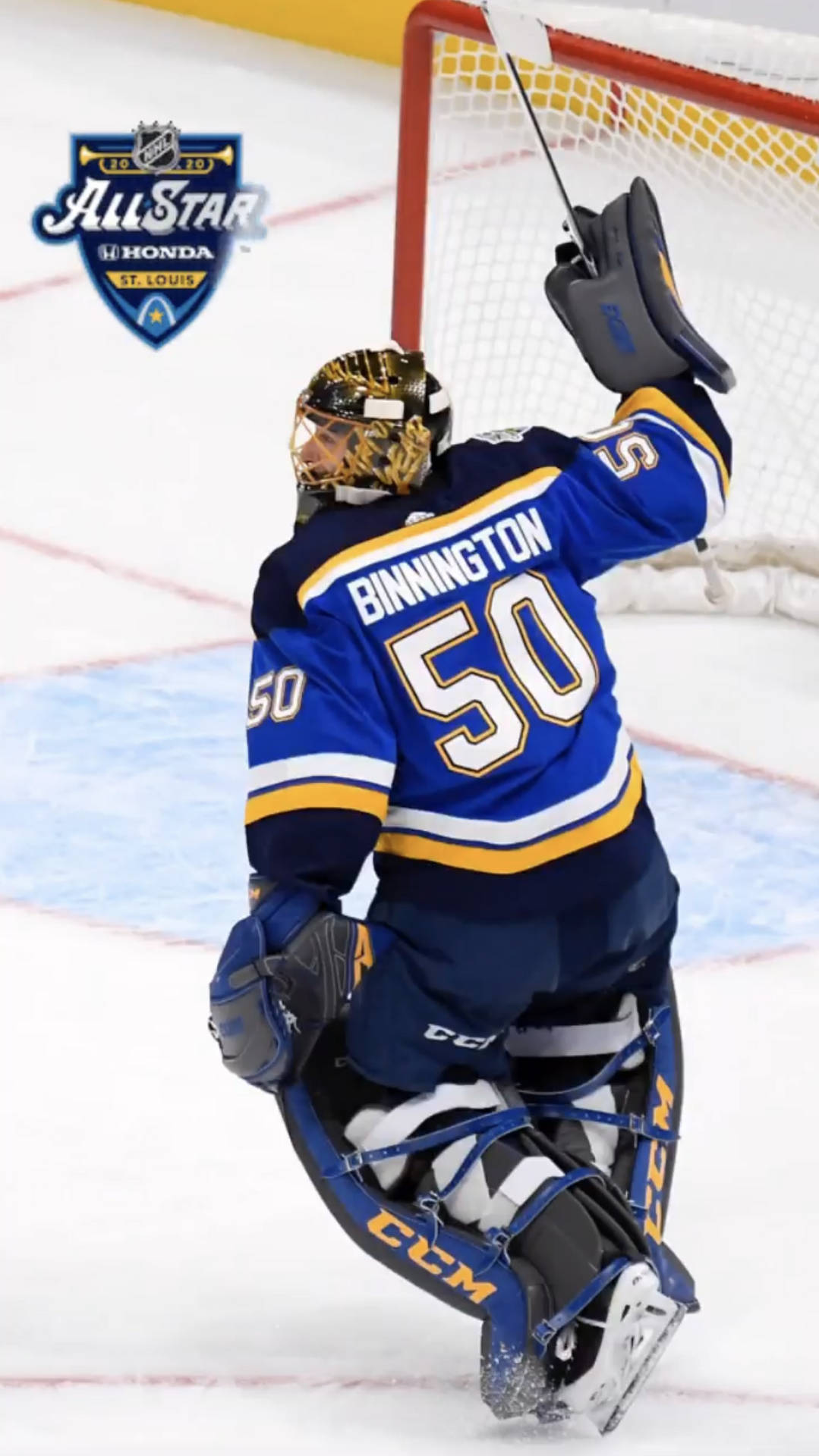 Nhl Player No. 50 Jordan Binnington Background