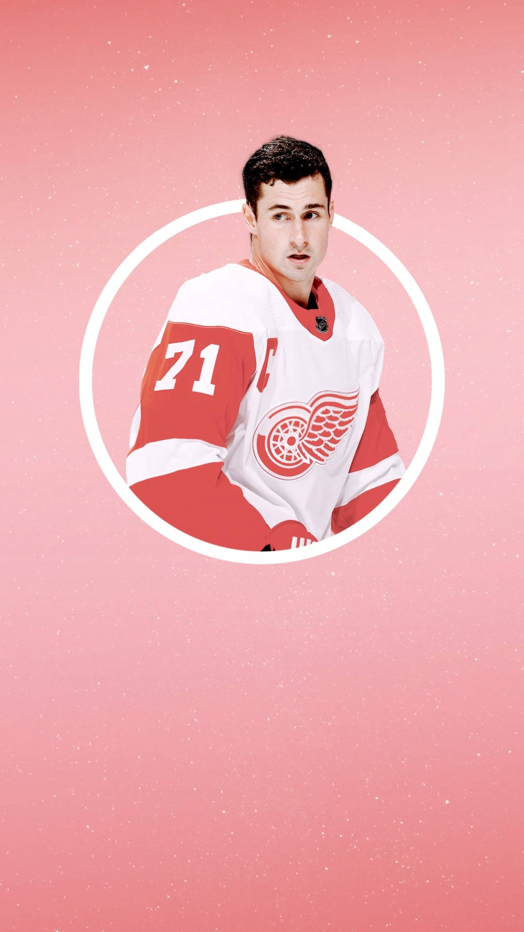 Nhl Team Captain Dylan Larkin Background