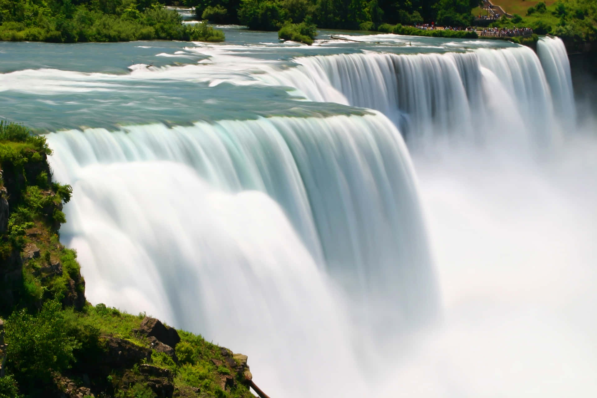 Niagara Falls Canada Close Up Background