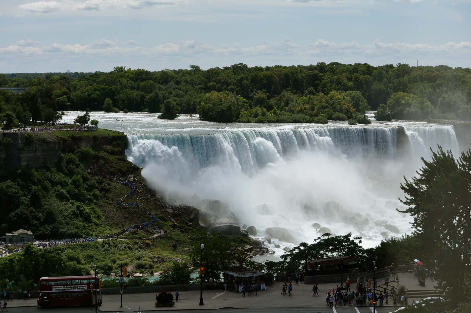 Niagara Falls Canada Park View Background