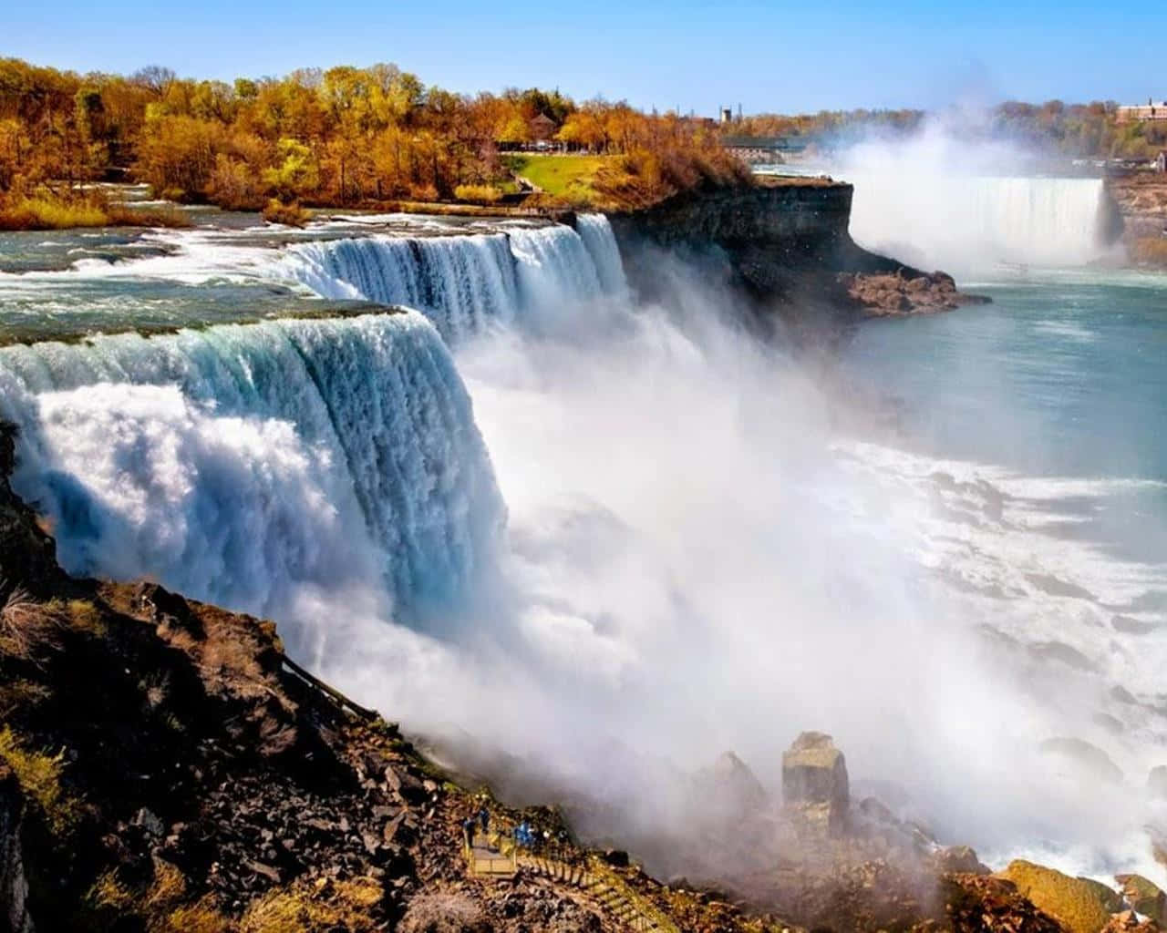 Niagara Falls Canada State Park Background