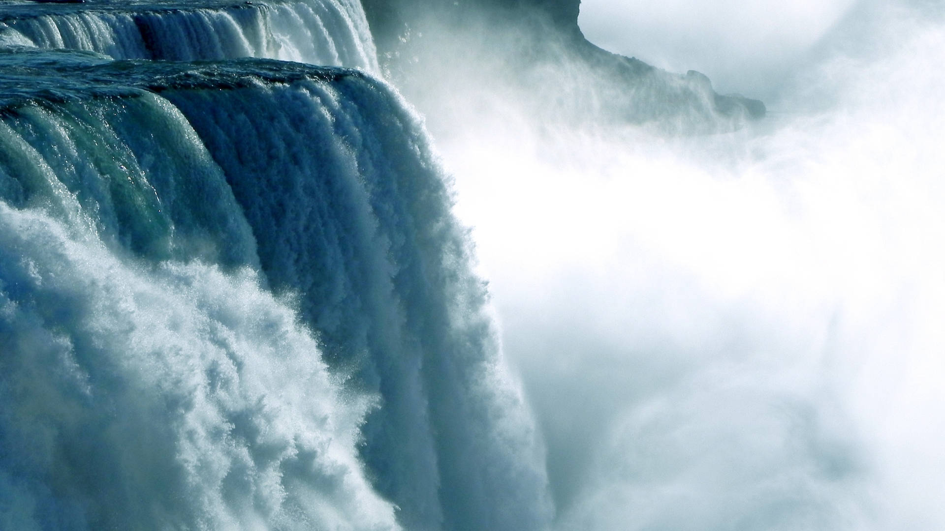 Niagara Falls Close-up Shot Background