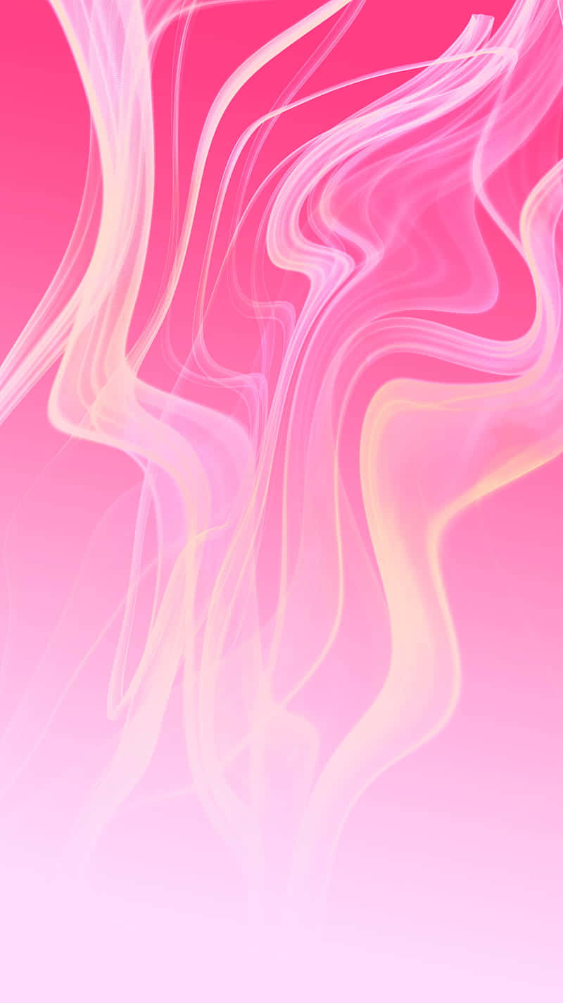 Nice Abstract Of Pink Flames Background