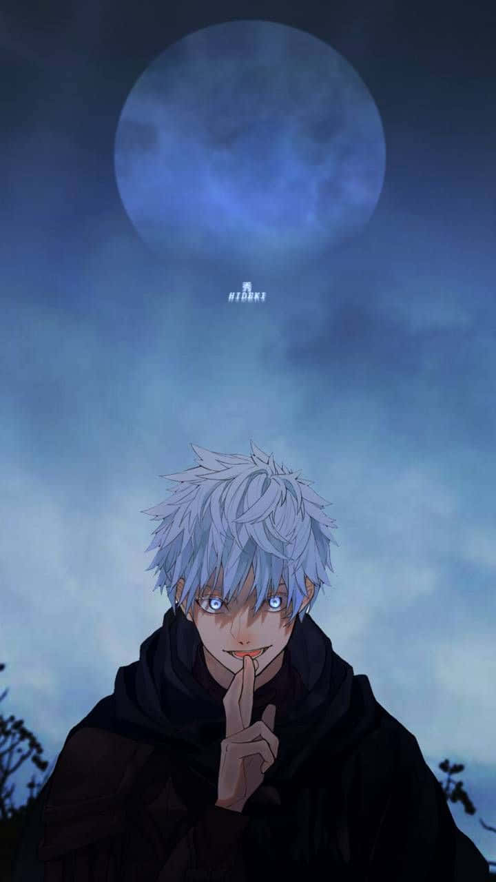 Nice Anime Gojo Satoru Moon Background