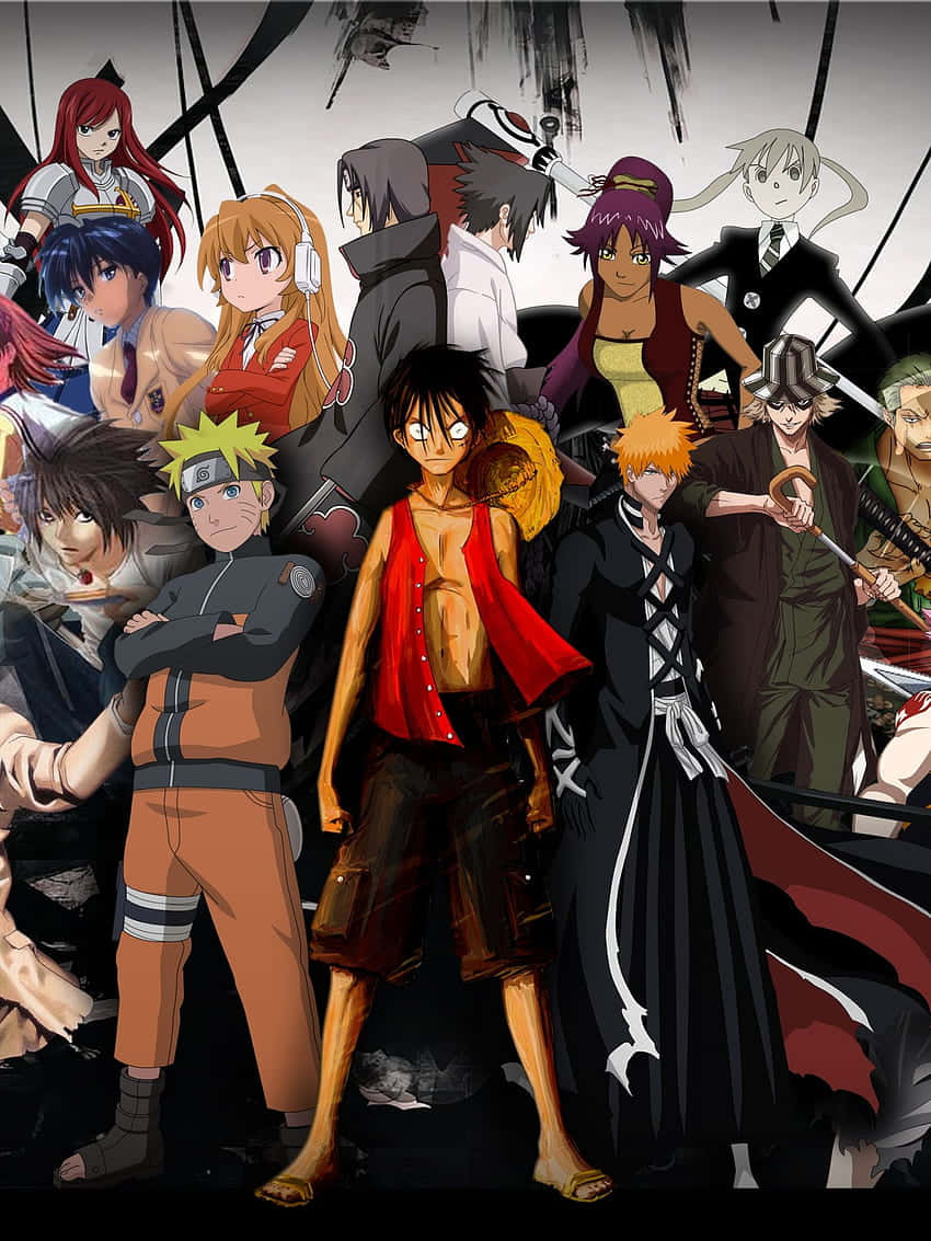 Nice Anime Popular Crossover Background