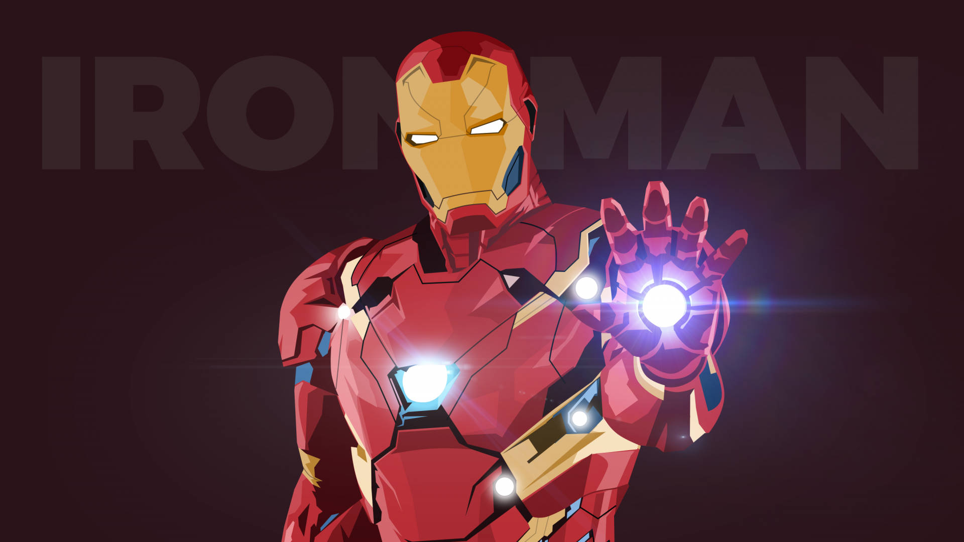 Nice Artwork Of Iron Man Superhero Background