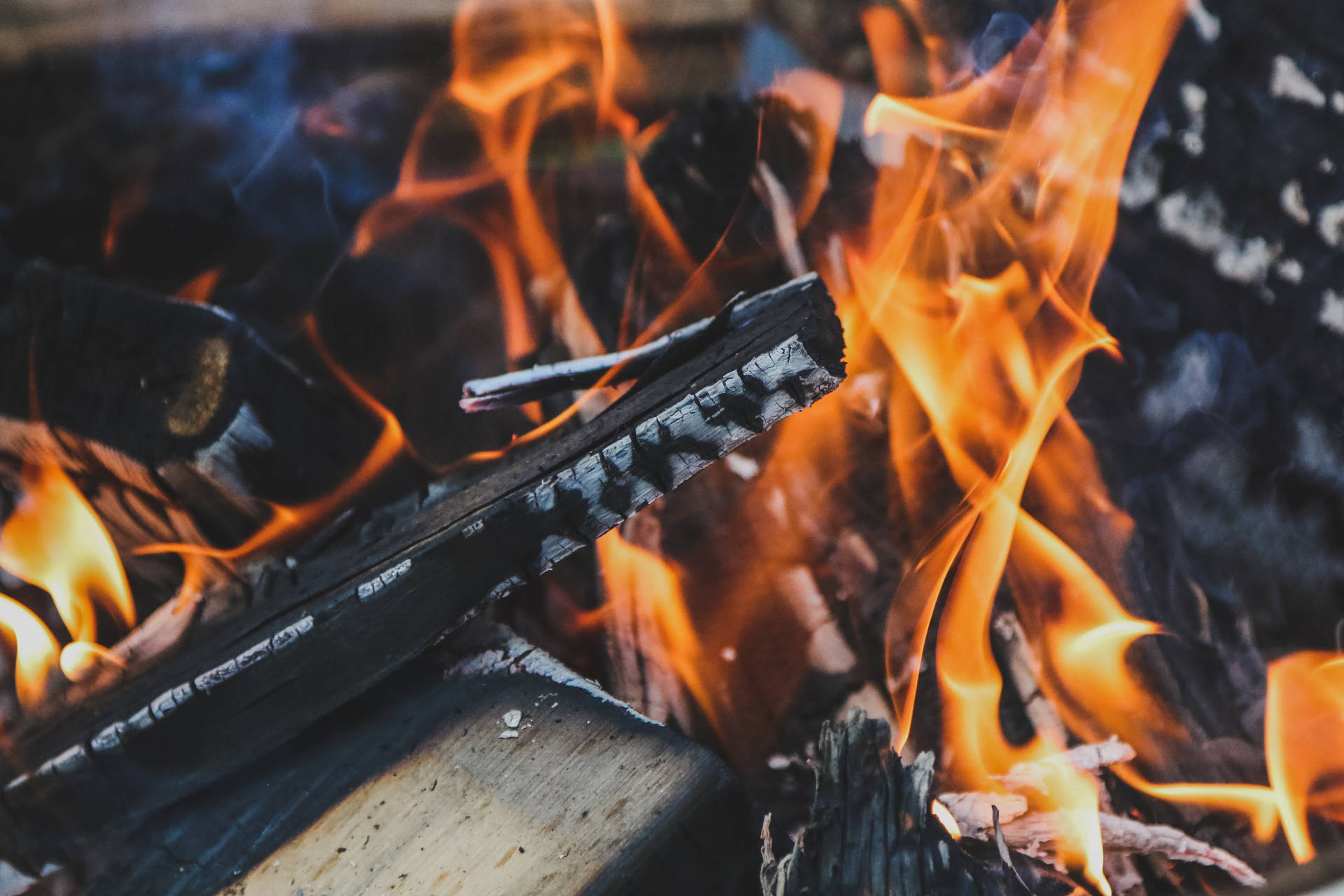 Nice Campfire And Charcoal Background