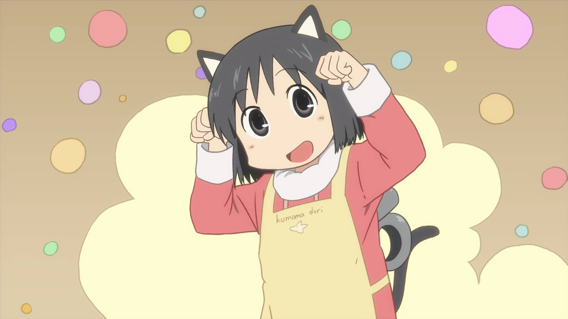 Nichijou Nano Cat Background