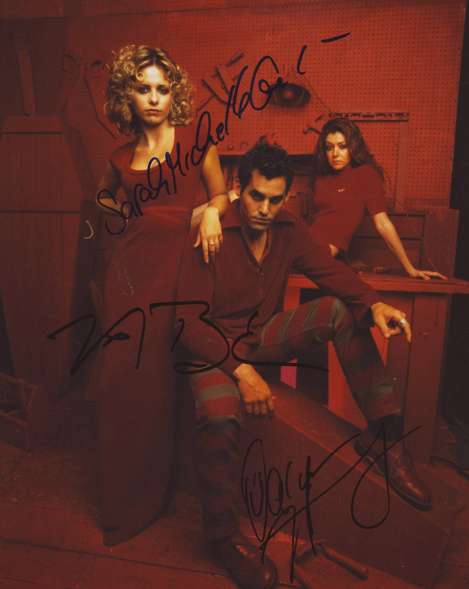 Nicholas Brendon Signed Poster Background