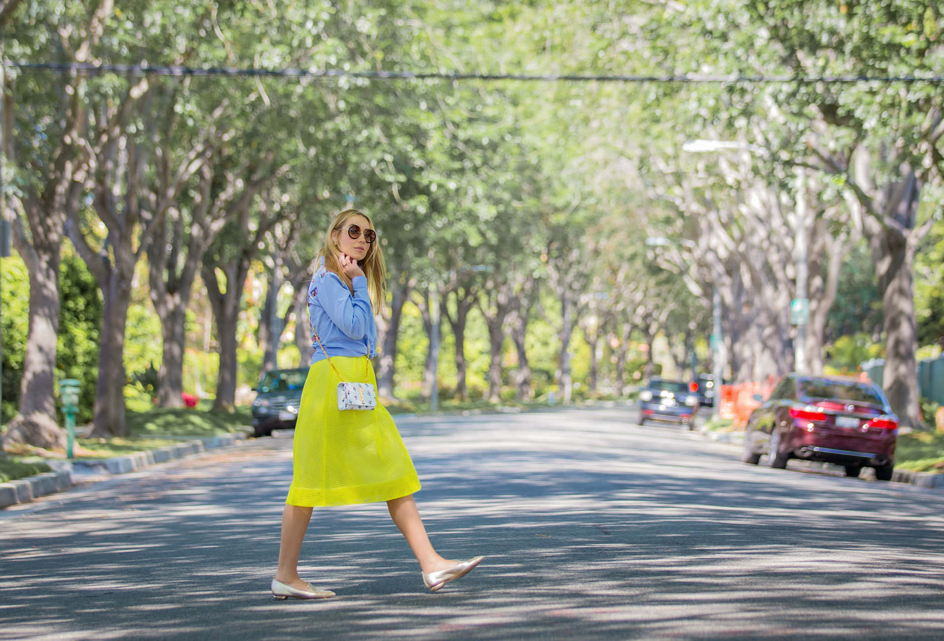 Nicholas Kirkwood Chic Loafers Showcased In Street Fashion Background