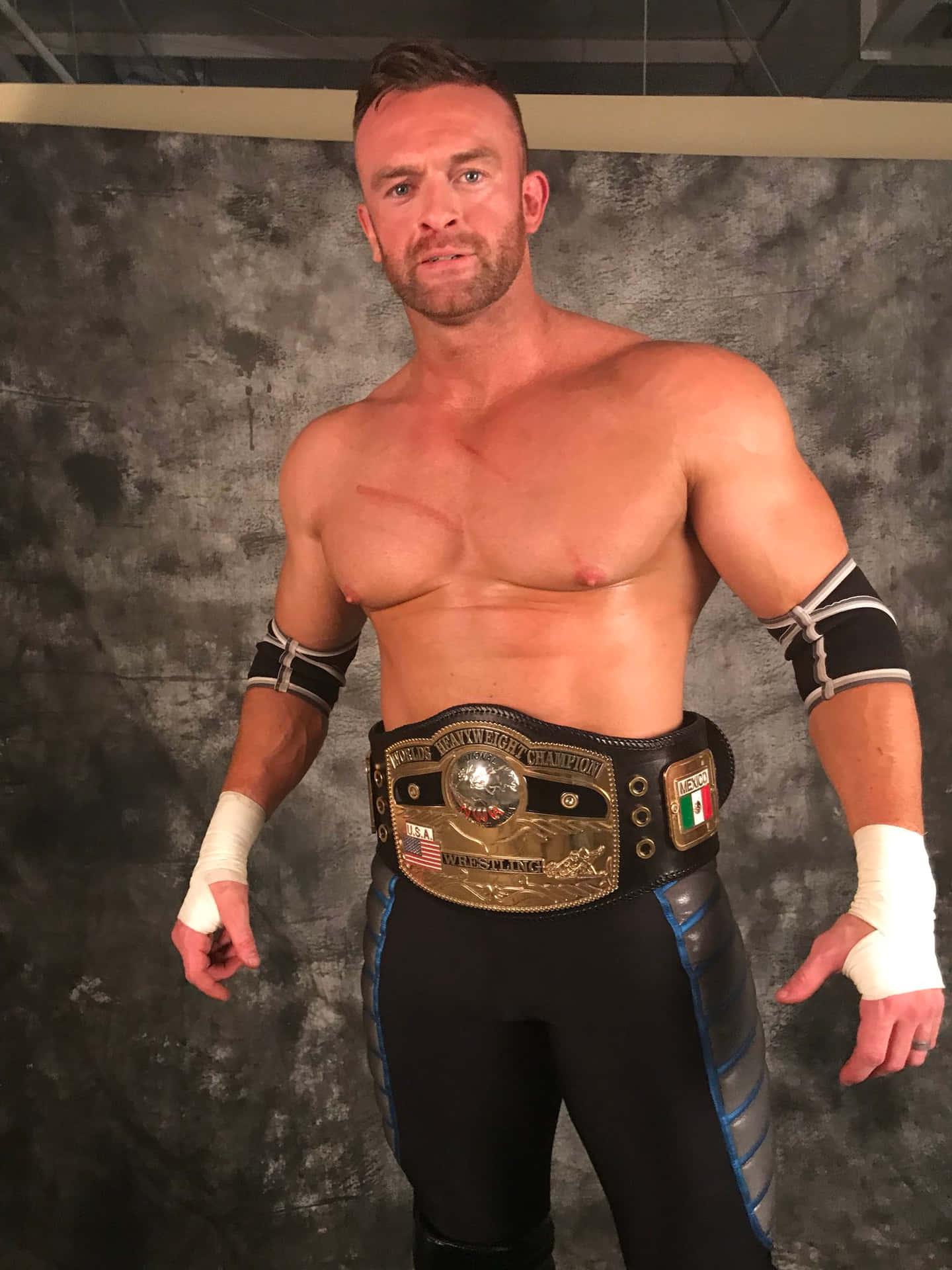 Nick Aldis - Commanding Pro Wrestling Champion