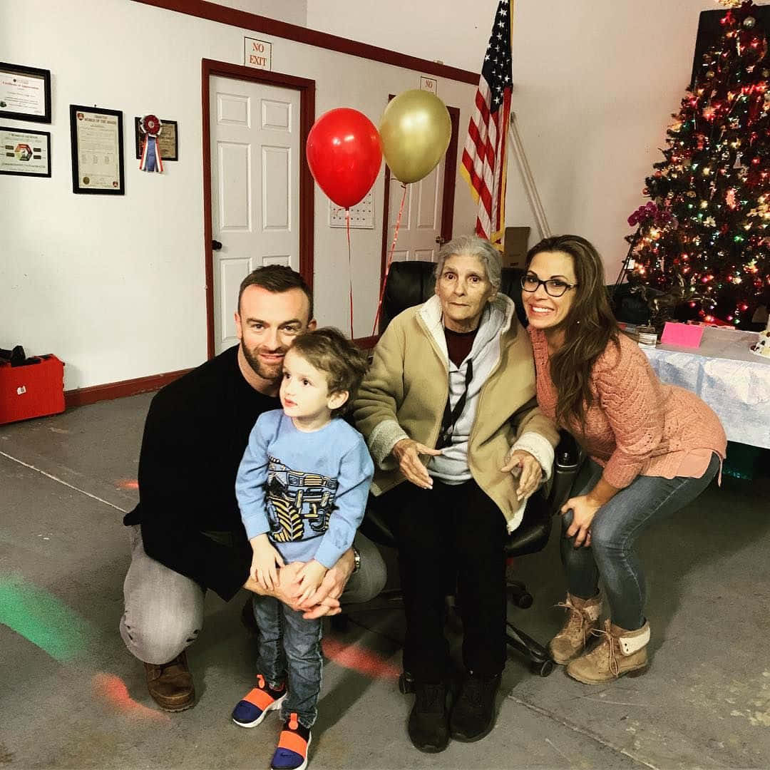 Nick Aldis Family Portrait