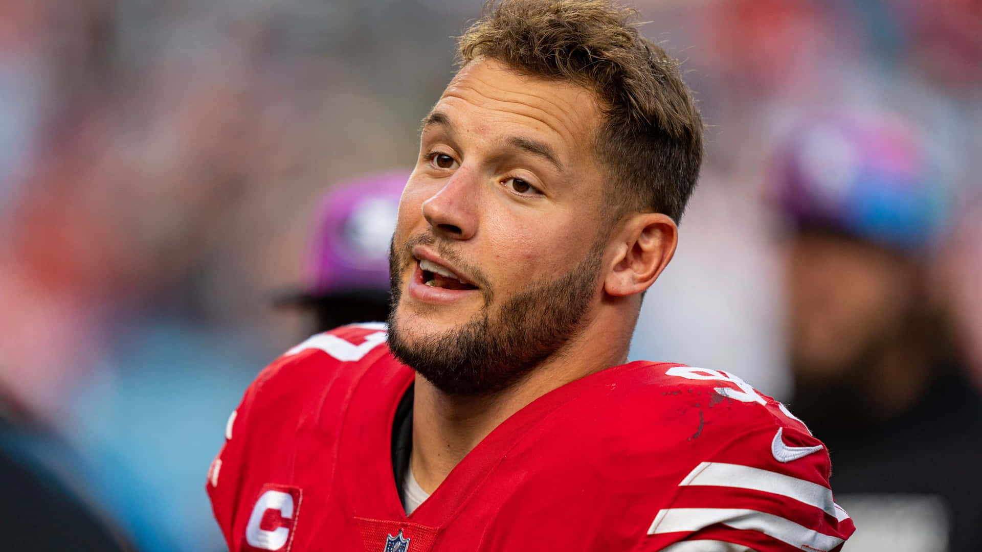 Nick Bosa Of The San Francisco 49ers Background
