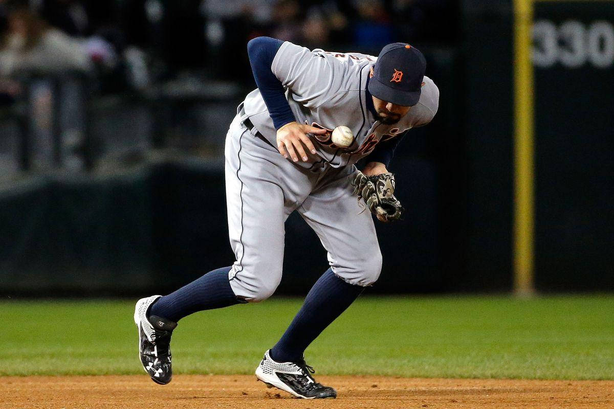 Nick Castellanos Prepares To Catch Ball Background