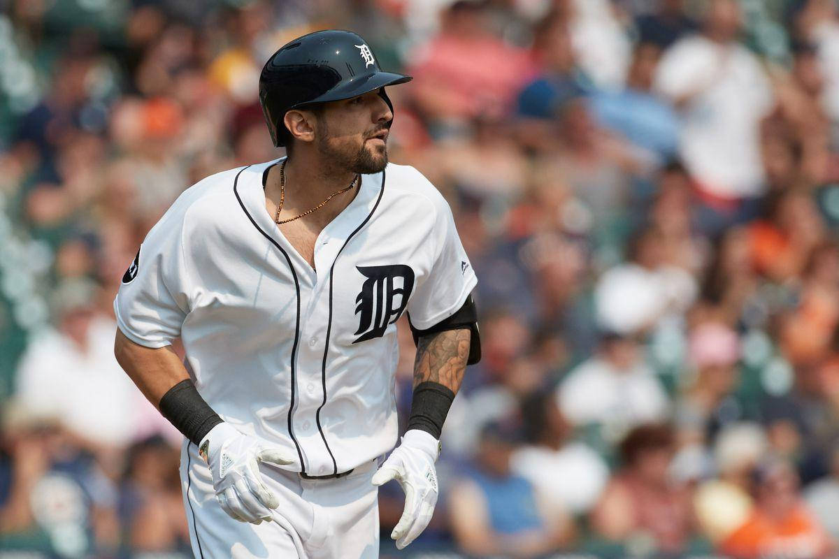 Nick Castellanos Watches The Game Intently