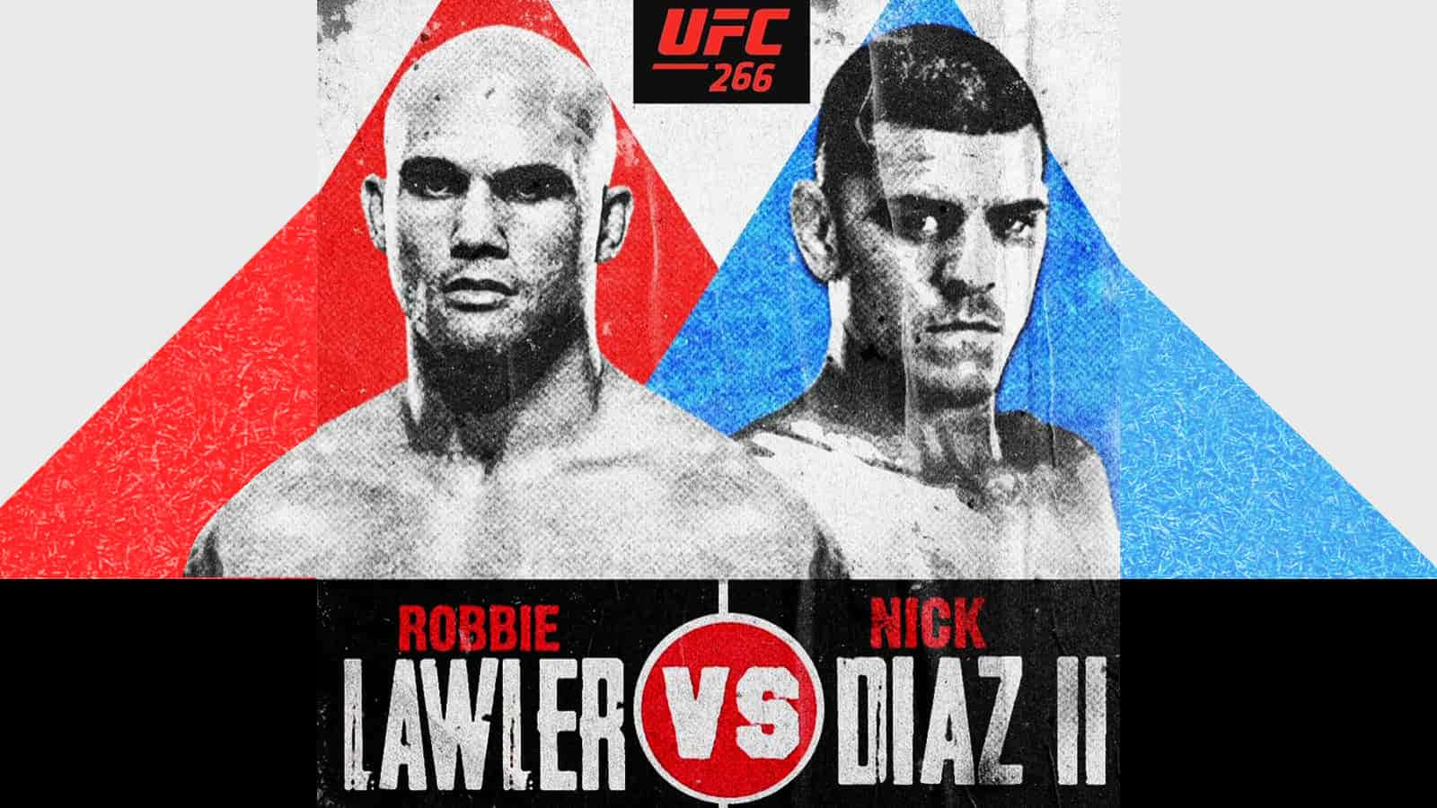 Nick Diaz In An Intense Bout Against Robbie Lawler. Background