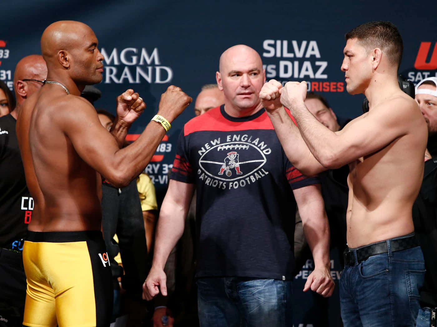 Nick Diaz Versus Anderson Silva Background