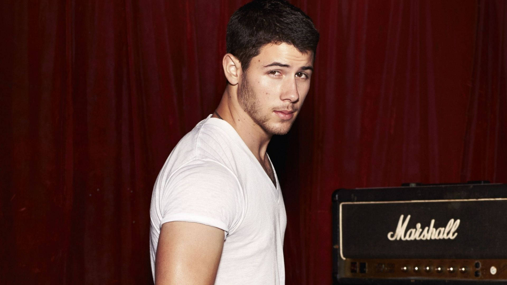 Nick Jonas Classic Photoshoot Background